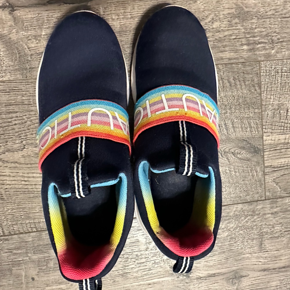 Nautica size 2 girls sneakers